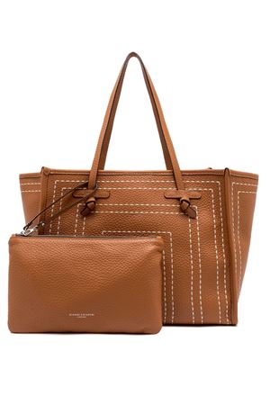 Caramel leather Marcella shopping bag GIANNI CHIARINI | BS11720TKLCNC13946